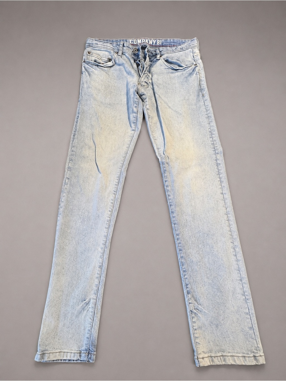 Company 81 Light Wash Straight Slim Fit Men’s Jeans Size (Waist x Inseam)